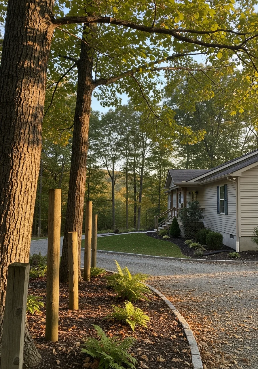 Portrait of a Sullivan County residential home surrounded by trees with local rural character.